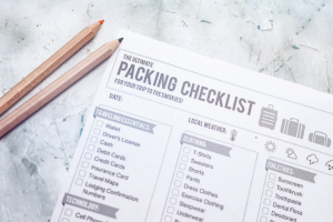 packing list